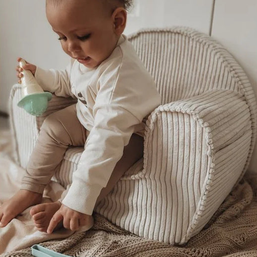 Rib Cord Stoel - Crème image 0