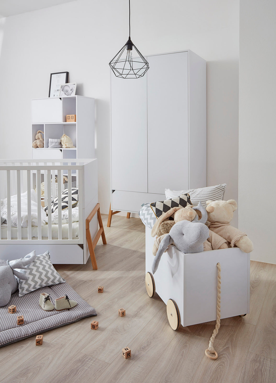 2 Deurs Kledingkast Lunor - Wit image 3