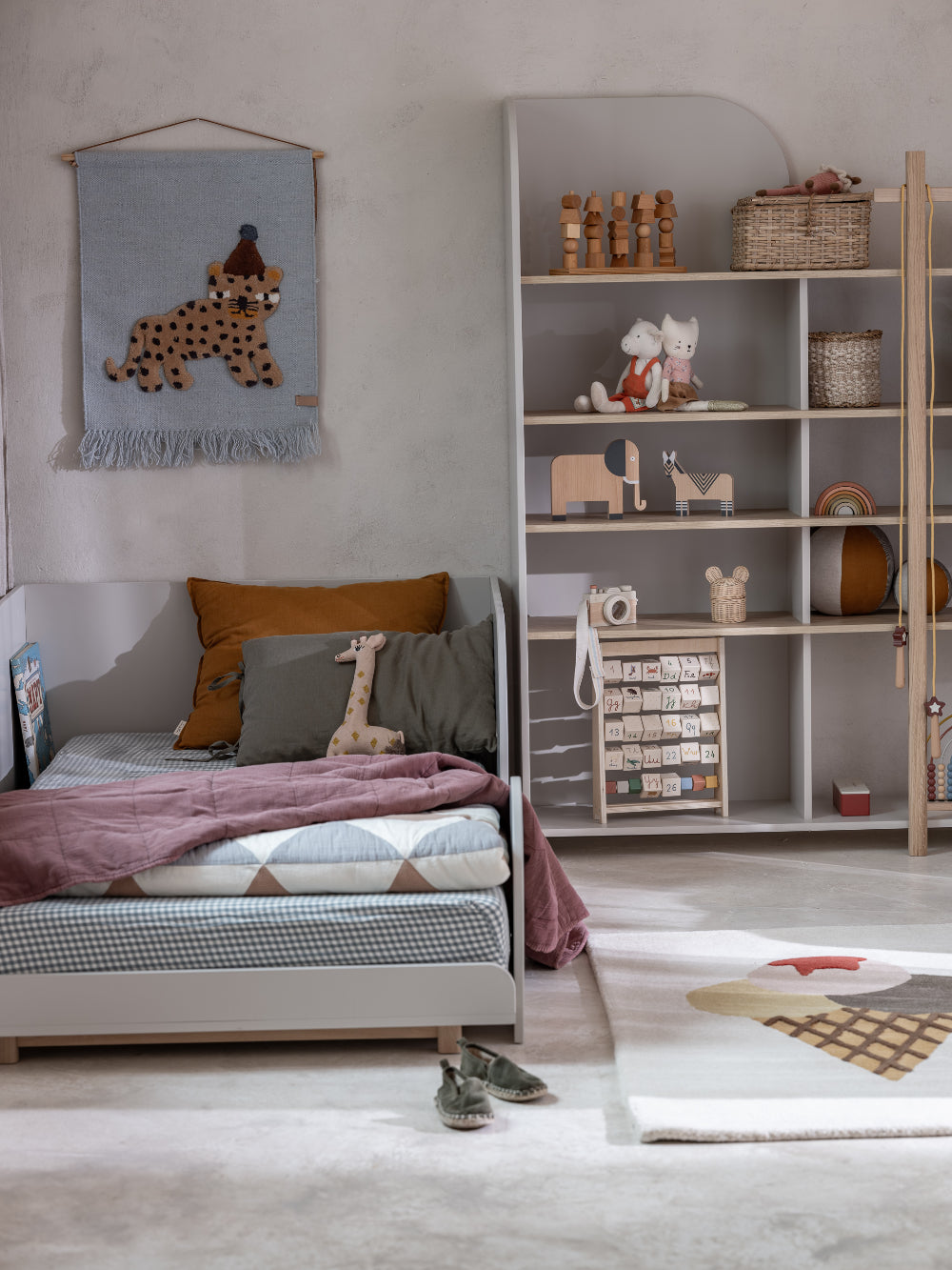 Wood Luck Meegroeibed Bloom - 90x160 tot 90x200 - Cashmere Grijs image 3