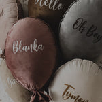 Ballon kussen deluxe - latte fluweel image 8