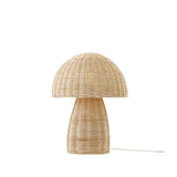 KidsDepot - Lepista - Rotan Tafellamp Paddestoel image 0