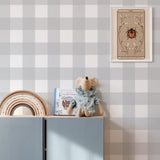 Dekornik Behang - Check - Ruitjes - Grijs