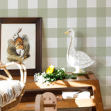 Dekornik Behang - Check - Ruitjes - Groen