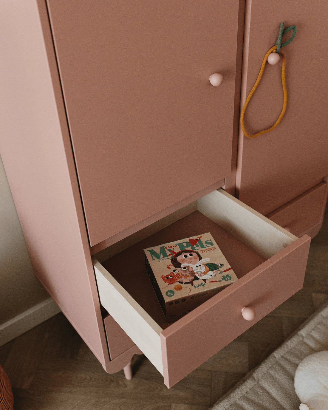 Wood Luck Kledingkast Babushka - Roze image 5