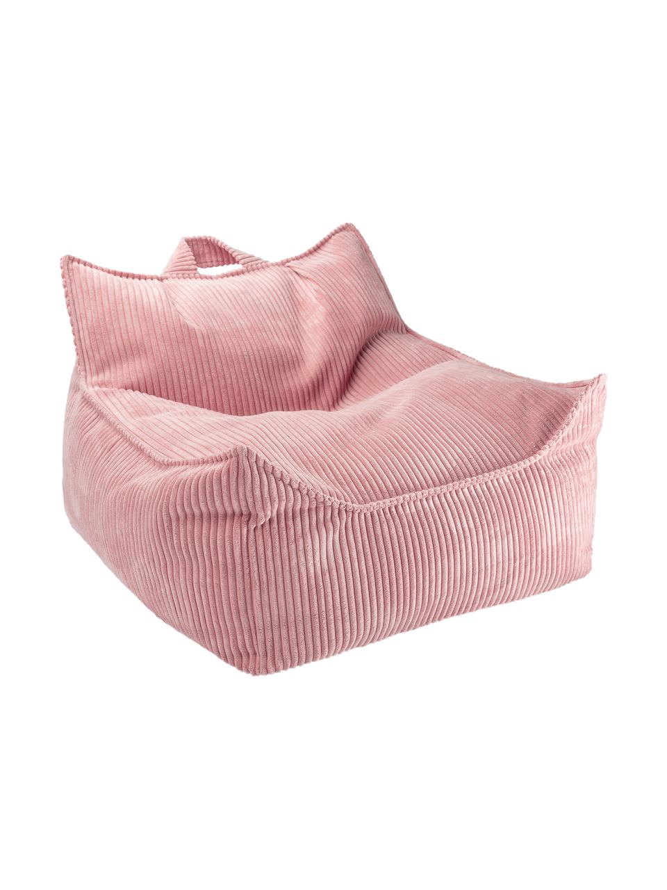 Wigiwama Zitzak voor kinderen - Pink Mousse Beanbag Chair image 0