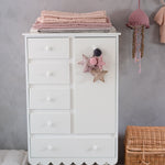 Wood Luck Hoge Ladekast Babushka - Wit image 3