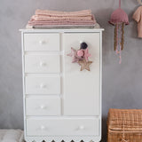 Wood Luck Hoge Ladekast Babushka - Wit image 3