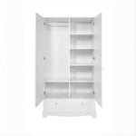 2 Deurs Kledingkast Royal - Wit image 2