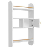 Wandrek Hout Pastel voor Kinderen - Wit image 4