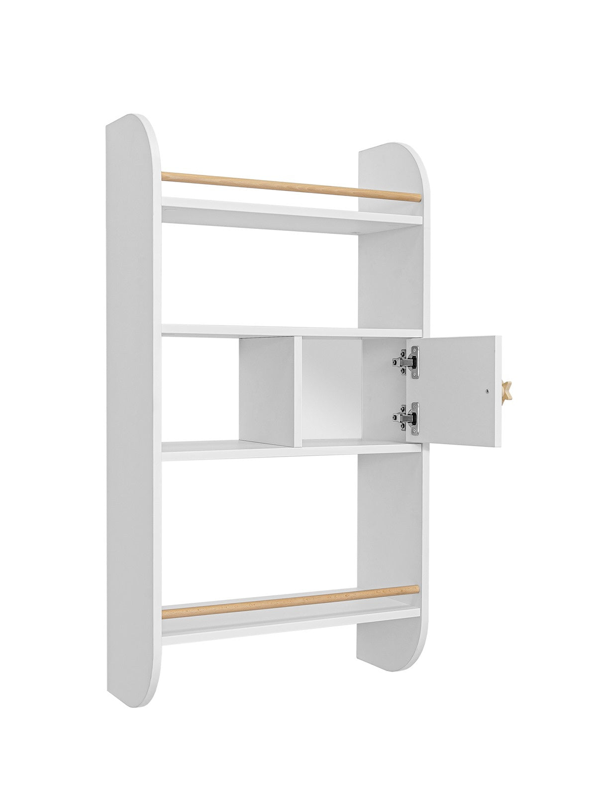 Wandrek Hout Pastel voor Kinderen - Wit image 4