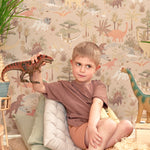 Majvillan Behang - Dinosaur Vibes - Sandy Beige image 5