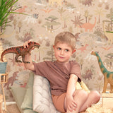 Majvillan Behang - Dinosaur Vibes - Sandy Beige image 5