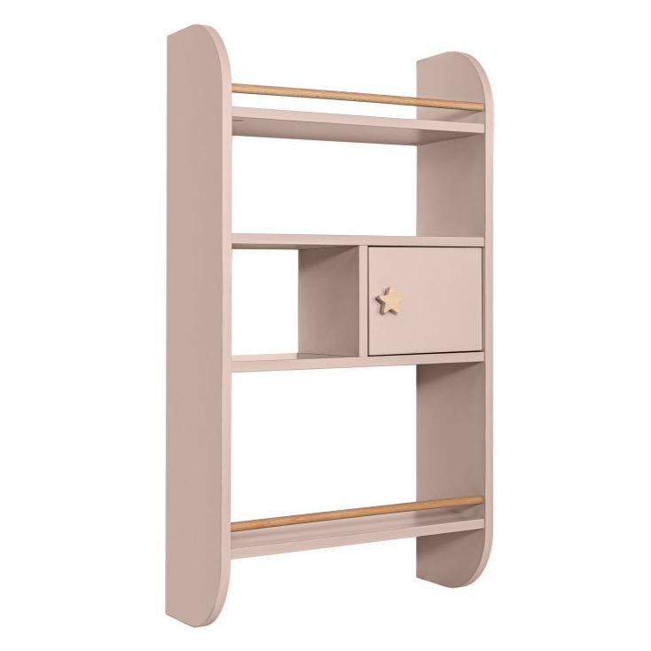 Wandrek Hout Pastel voor Kinderen - Sunset Roze image 0