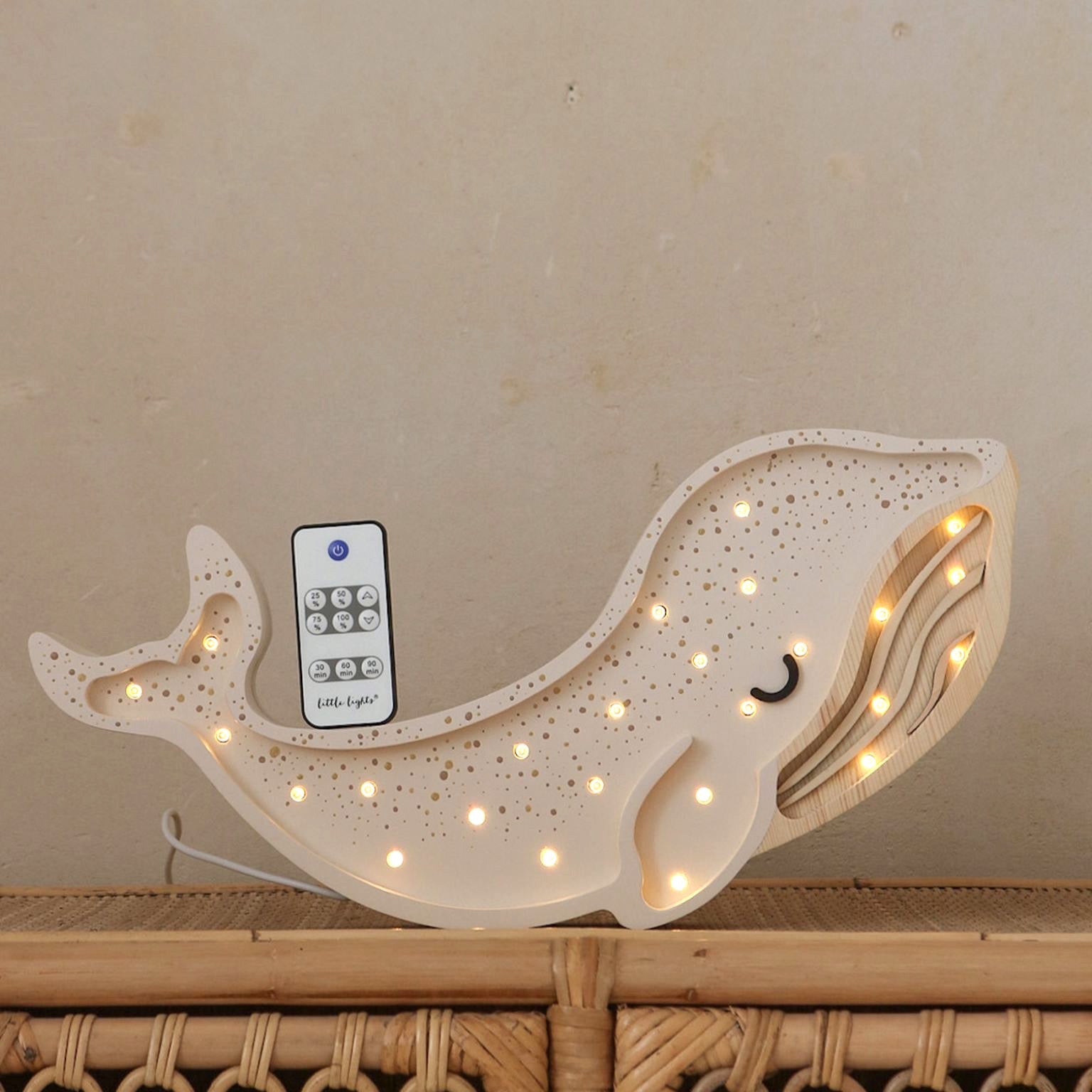 Little Lights Lamp Walvis - Wit image 0