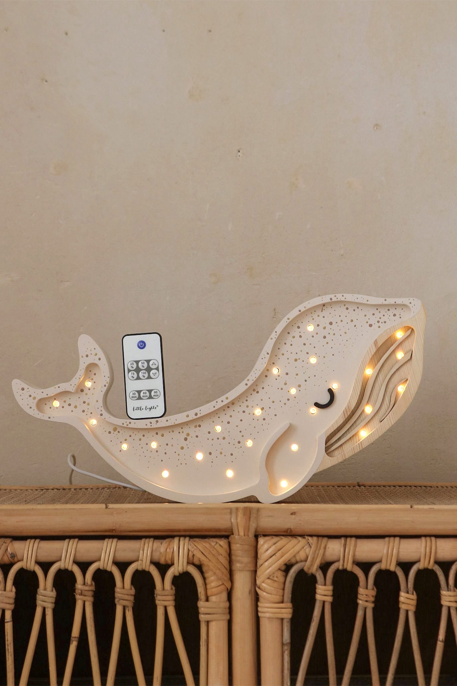 Little Lights Lamp Walvis - Wit image 0