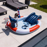 Speelzwembad Swim Essentials | Ocean Stripes Meerkleurig Zwembad 210 x 150 cm image 2