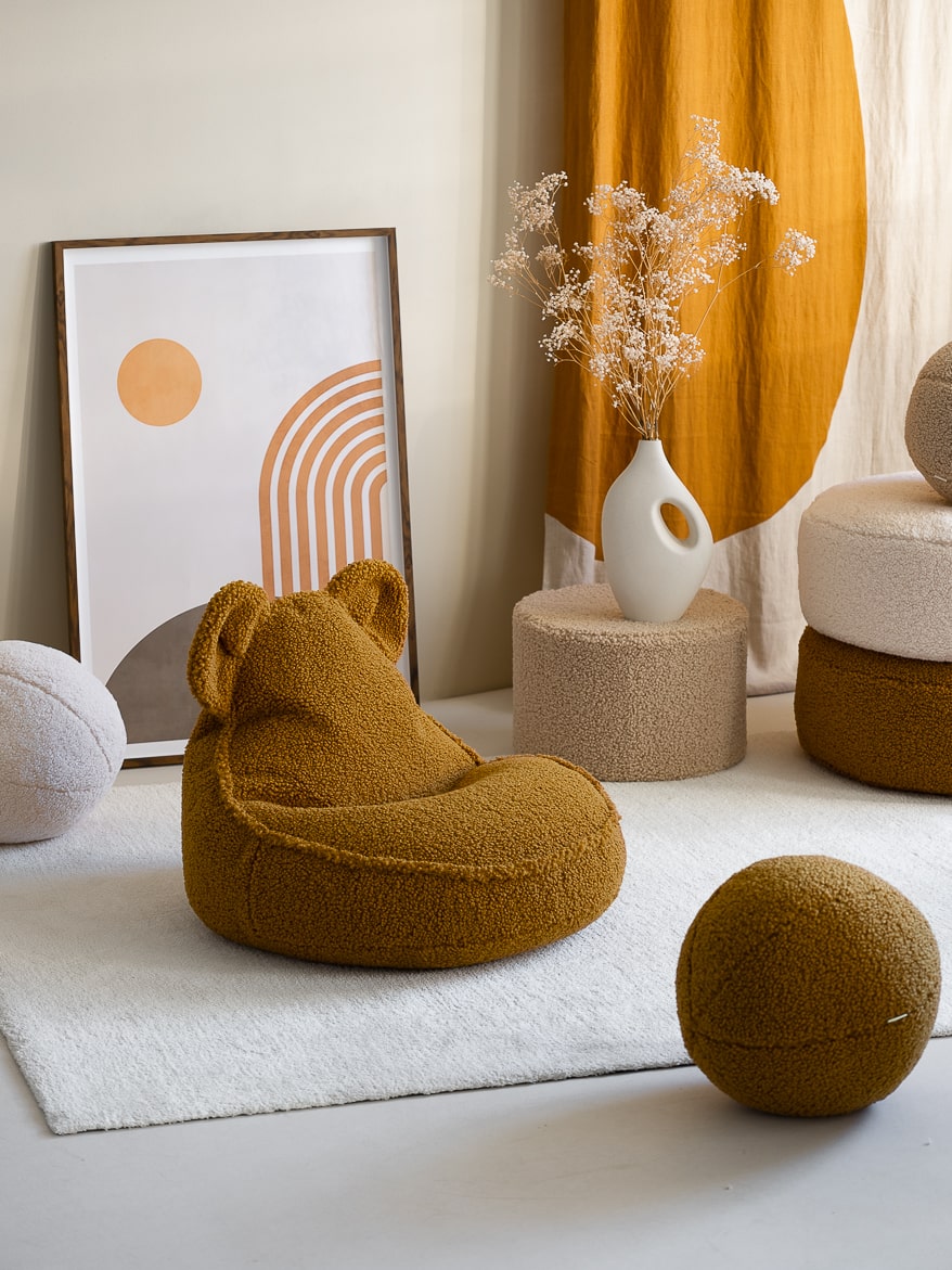 Wigiwama Beren Zitzak voor Kinderen Beer - Maple Bear Beanbag image 1