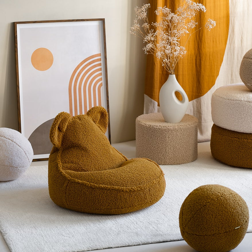Wigiwama Beren Zitzak voor Kinderen Beer - Maple Bear Beanbag image 1