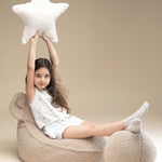 Wigiwama Beren Zitzak voor Kinderen Beer - Biscuit Bear Beanbag image 2