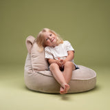 Wigiwama Beren Zitzak voor Kinderen Beer - Dusty Beige Bear Beanbag image 2