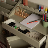 Montessori Schulprand Set - kinderbureau en stoel - Sage