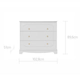 Ladekast/Commode Royal - Latte Beige