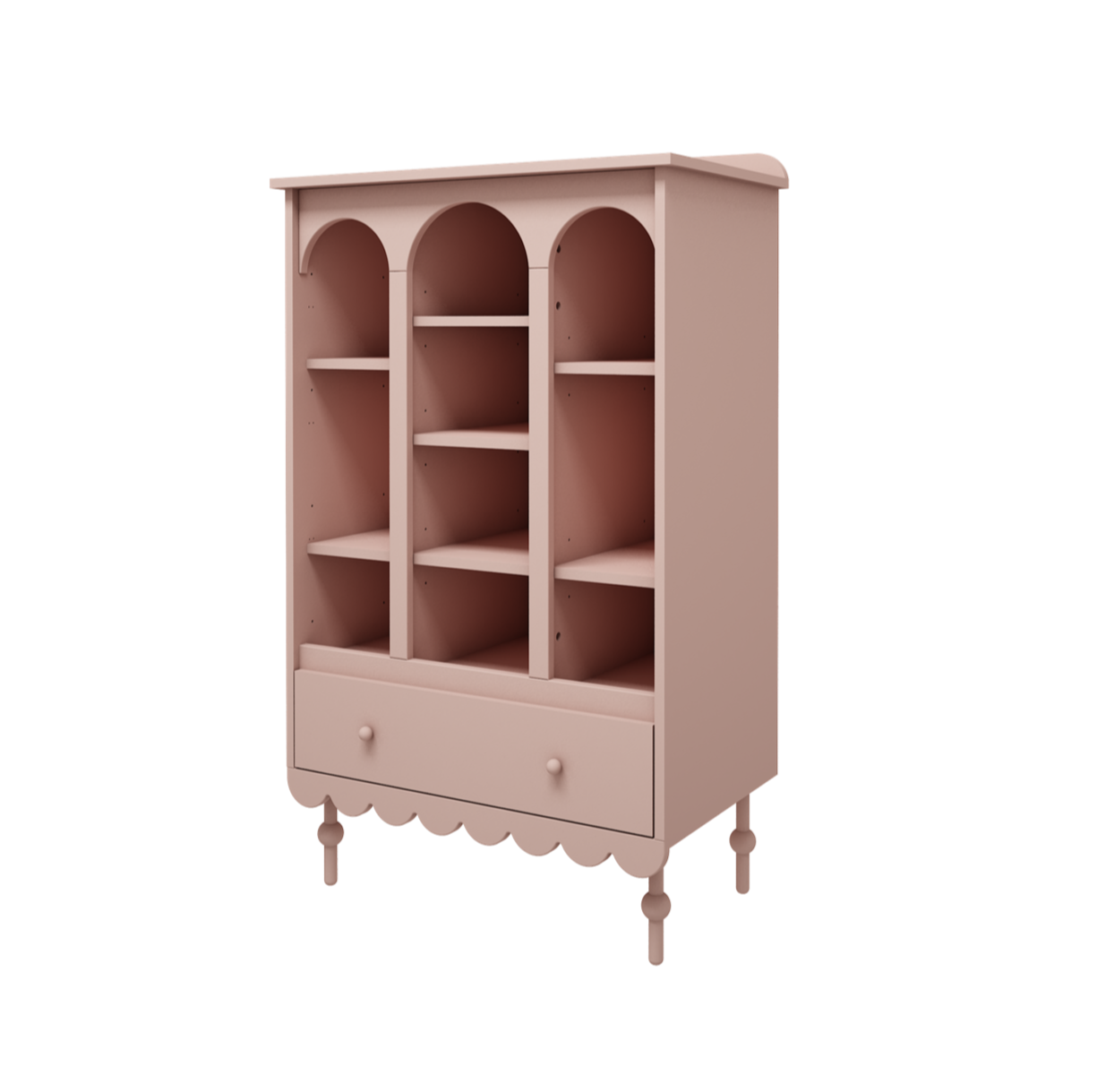 Wood Luck Boekenkast Babushka - Roze image 0