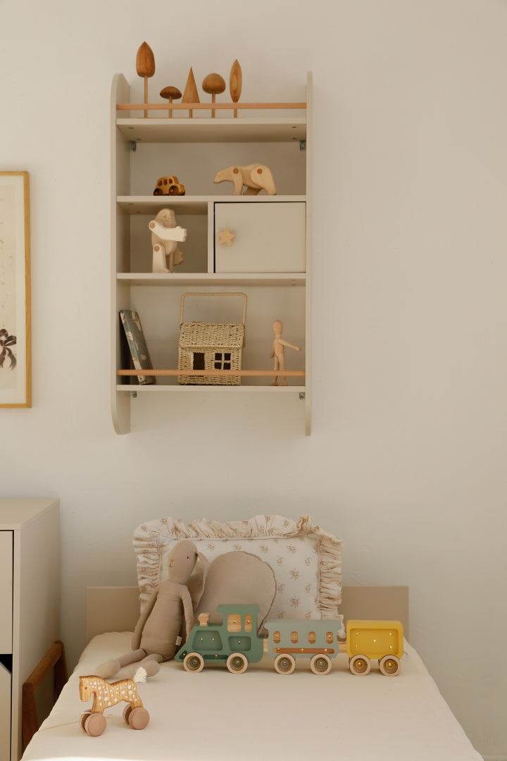 Wandrek Hout Pastel voor Kinderen - Latte Beige image 4