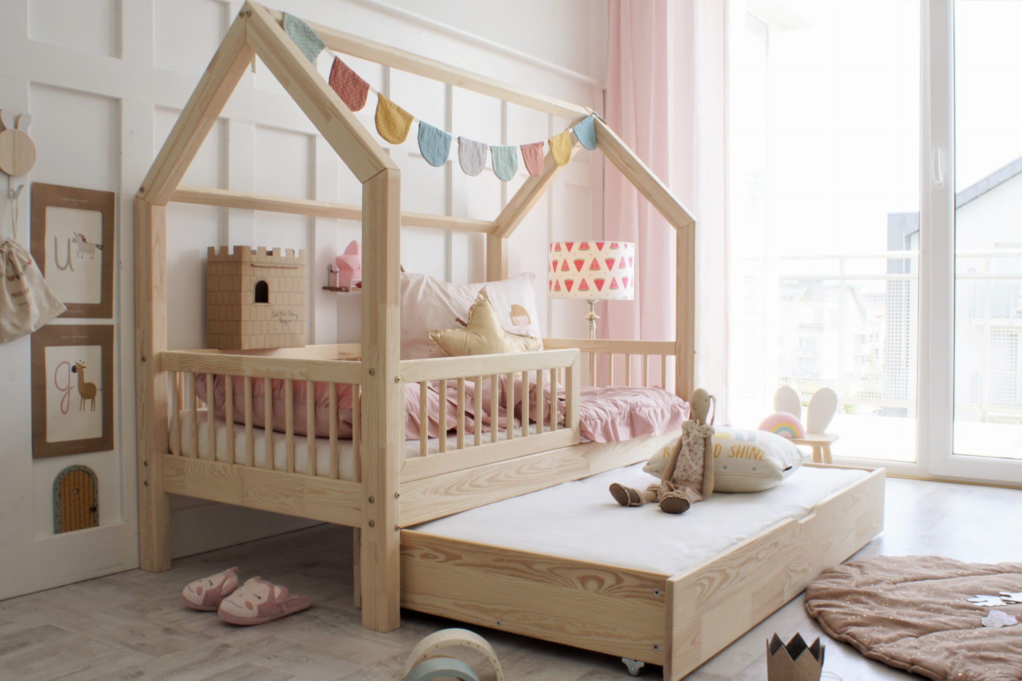 Bedhuisje Perle Natural met Lade - 90x190cm image 2