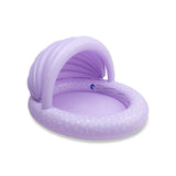 Opblaaszwembad Swim Essentials  | Lila Baby Zwembad Ø 100 cm met Zonnescherm image 0