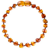 Barnsteen armband baby/peuter - cognac image 0