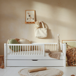 Bed Lourdes Wit met Lade - 90x190cm image 0