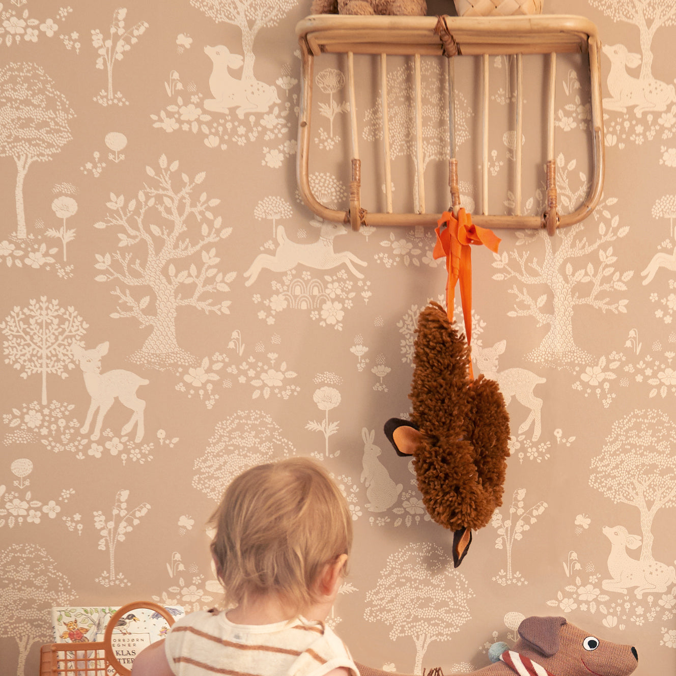 Majvillan Behang - Summer Fields - Soft Brown image 0