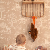 Majvillan Behang - Summer Fields - Soft Brown image 0