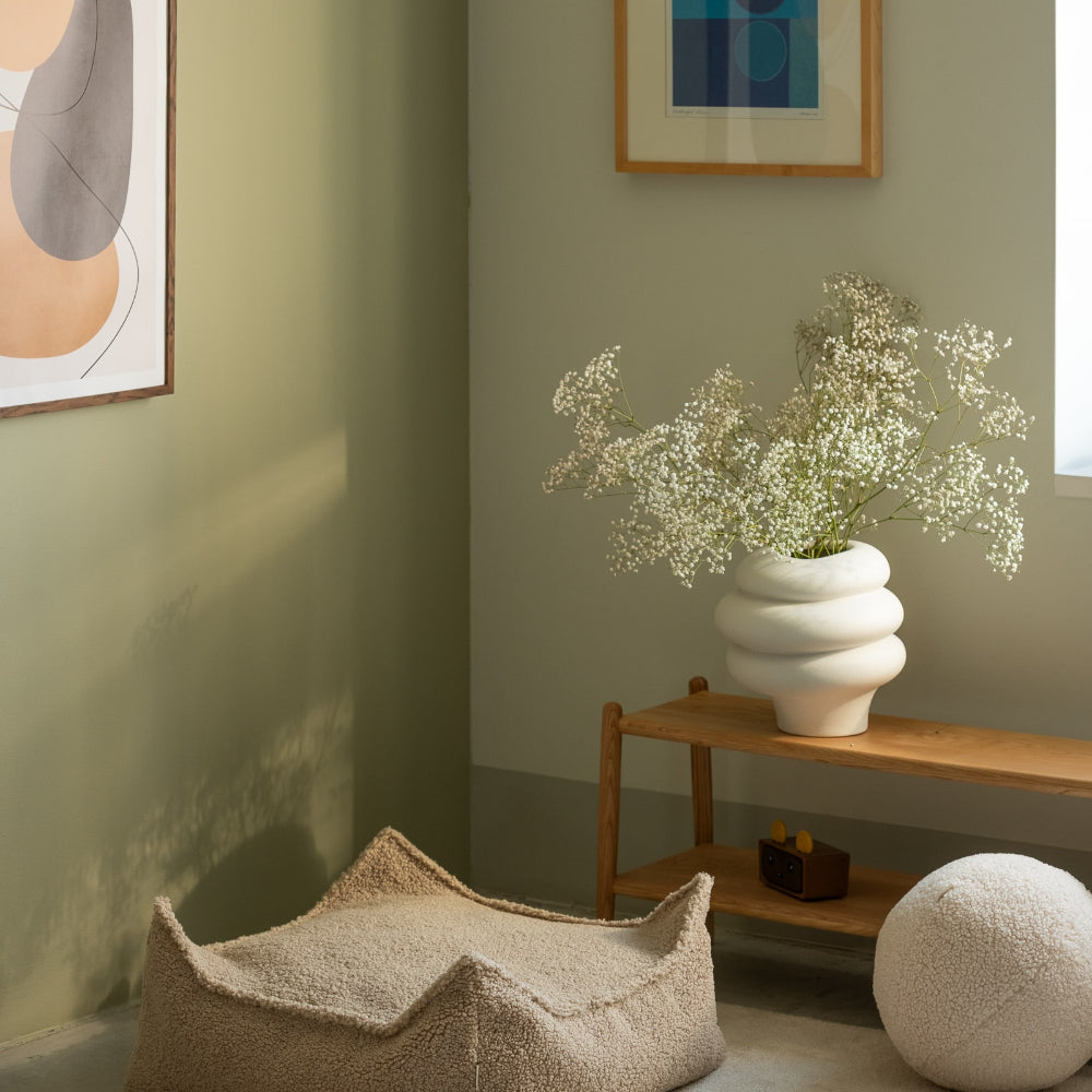 Wigiwama Kinderpoef - Biscuit Square Ottoman image 1