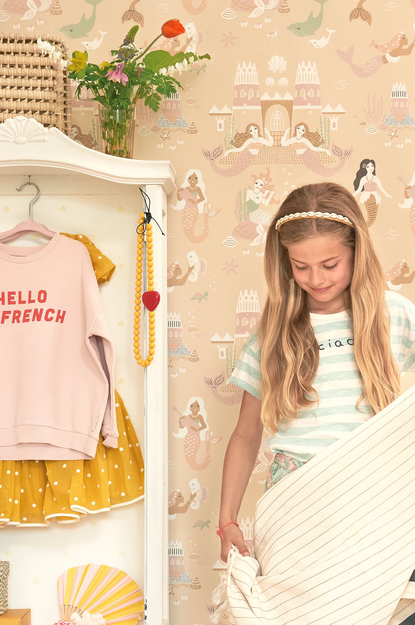 Majvillan Behang - Mermaid Reef - Sandy Beige image 4