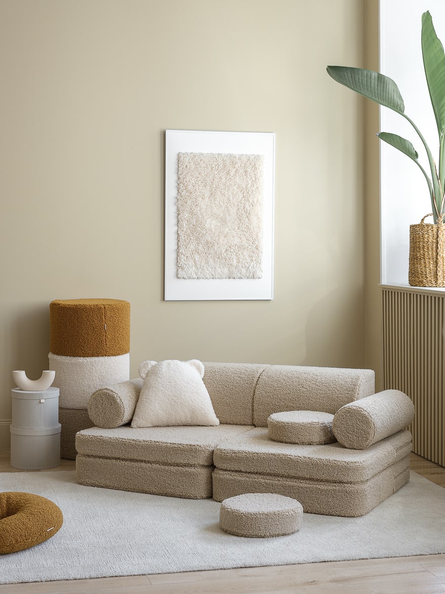 Wigiwama Teddy Kinderbank - Biscuit Settee - Sofa Speelbank image 1