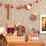 Majvillan Behang - Flora - Dusty Blue image 7