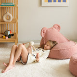 Wigiwama Beren Zitzak voor Kinderen Beer - Guava Pink Bear Beanbag image 2