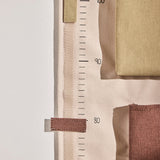 OYOY Living Design - Groeimeter Met Opbergvakken - Saga - Beige - Roze