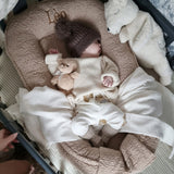 Teddy Babynestje met Naam - Beige image 0