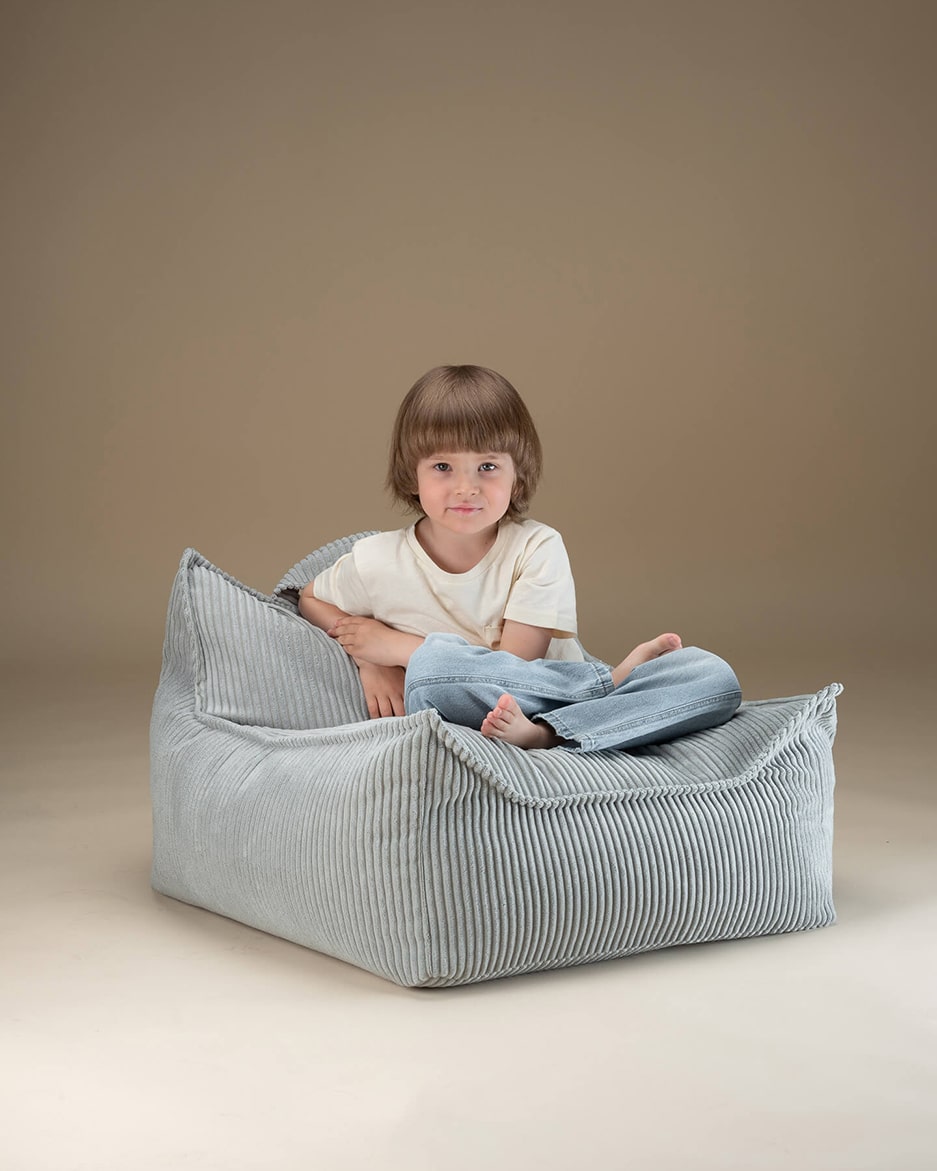 Wigiwama Zitzak voor kinderen - Peppermint Green Beanbag Chair image 2