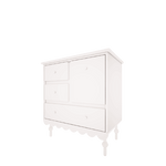 Wood Luck Kast/Commode Babushka - Wit image 0