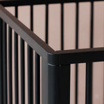 KARL & FRIC Ledikant Nox - Zwart satijn - 60x120cm image 4