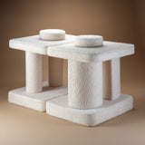 Wigiwama Teddy Kinderbank - Cream White Settee - Sofa Speelbank image 3