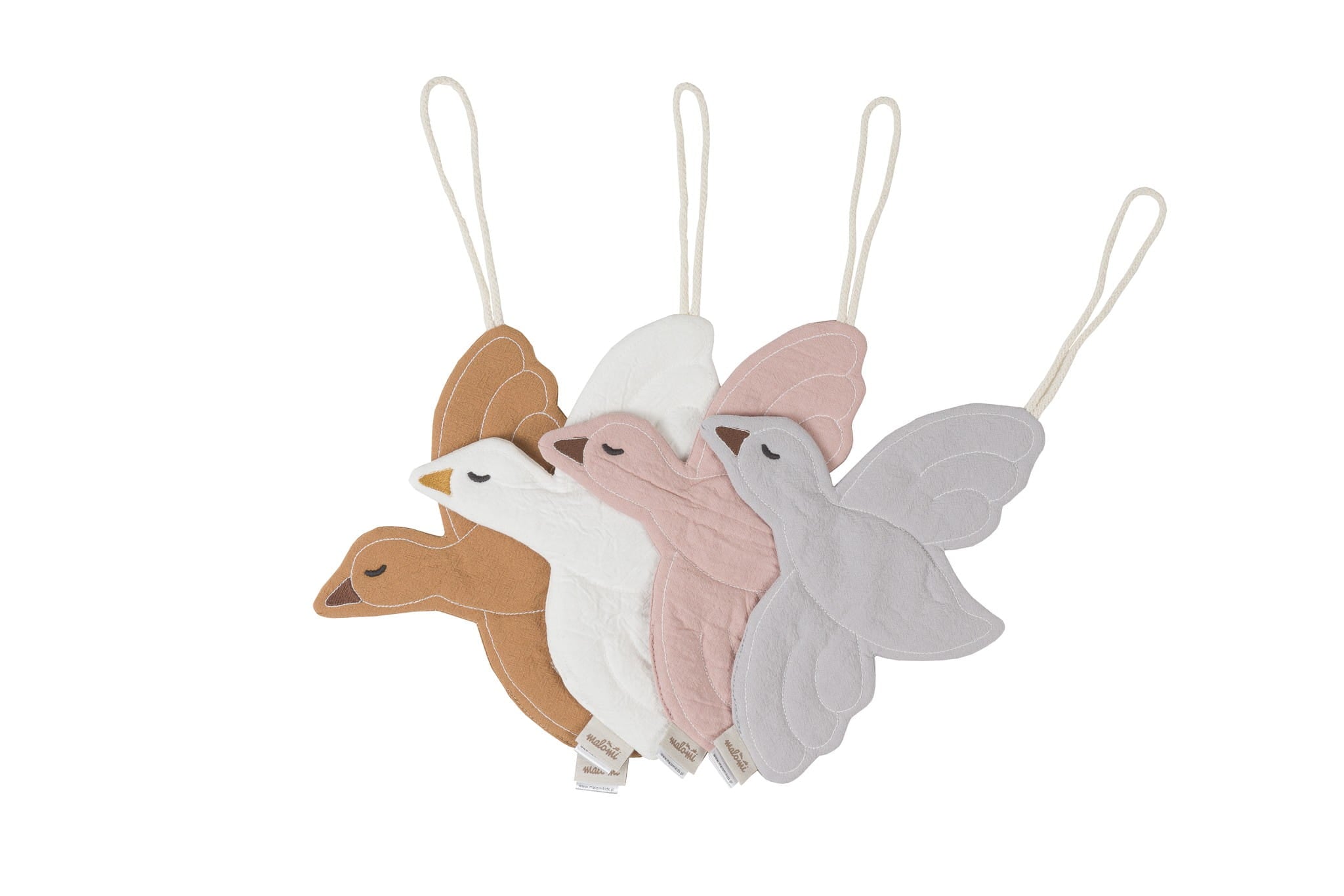 Speenkoord - Malomi Speendoekje - Vogel - Ecru image 2