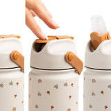 The Cotton Cloud - RVS Drinkfles - MEOWTIFUL CATS