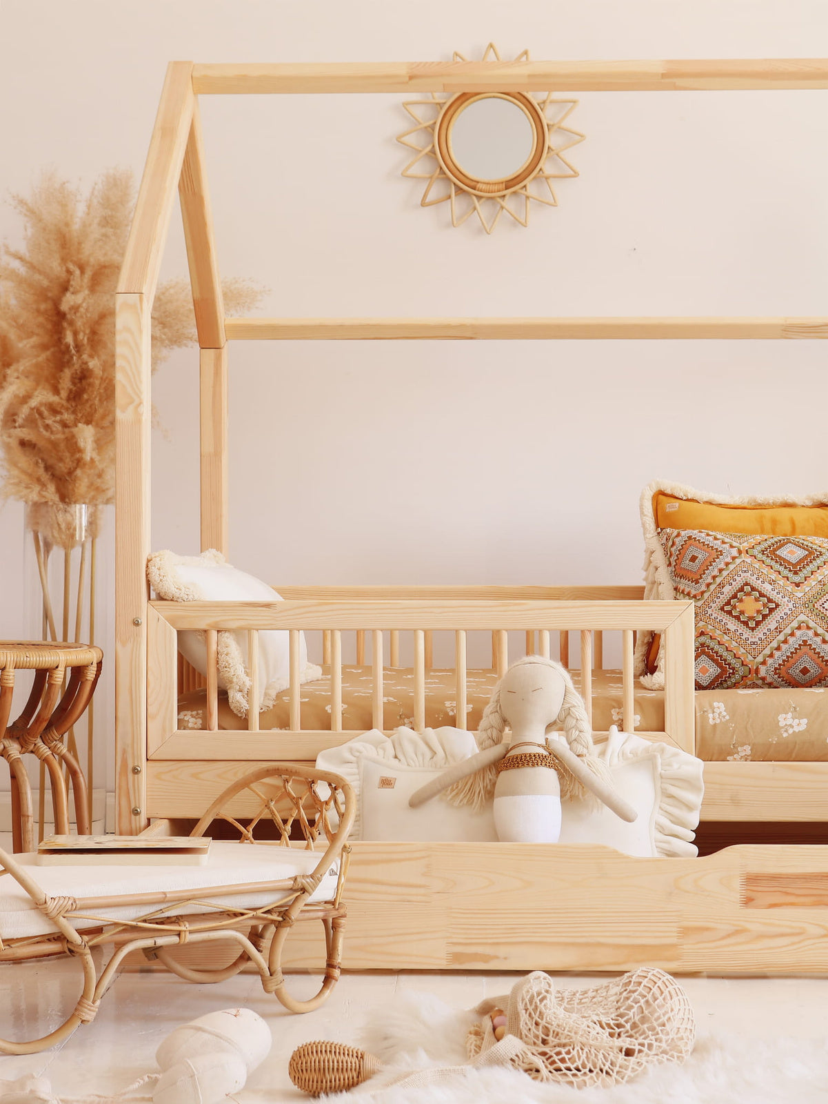 Bedhuisje Perle Natural met Lade - 90x190cm image 5