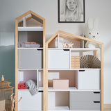 Boekenkast Juno met dakje - Grijs image 1