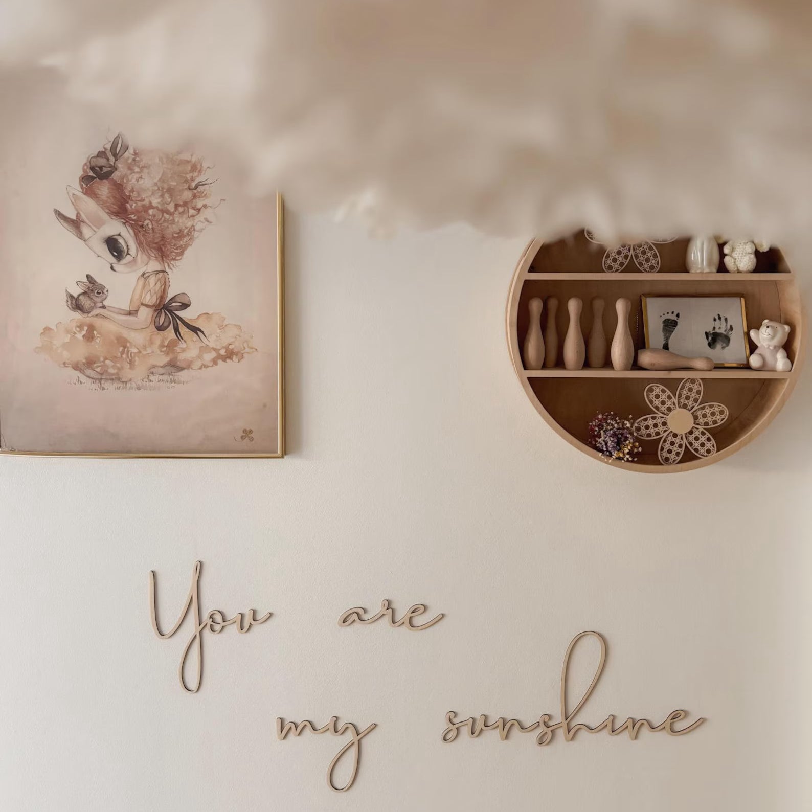 Houten Muurdecoratie "You Are My Sunshine" image 0